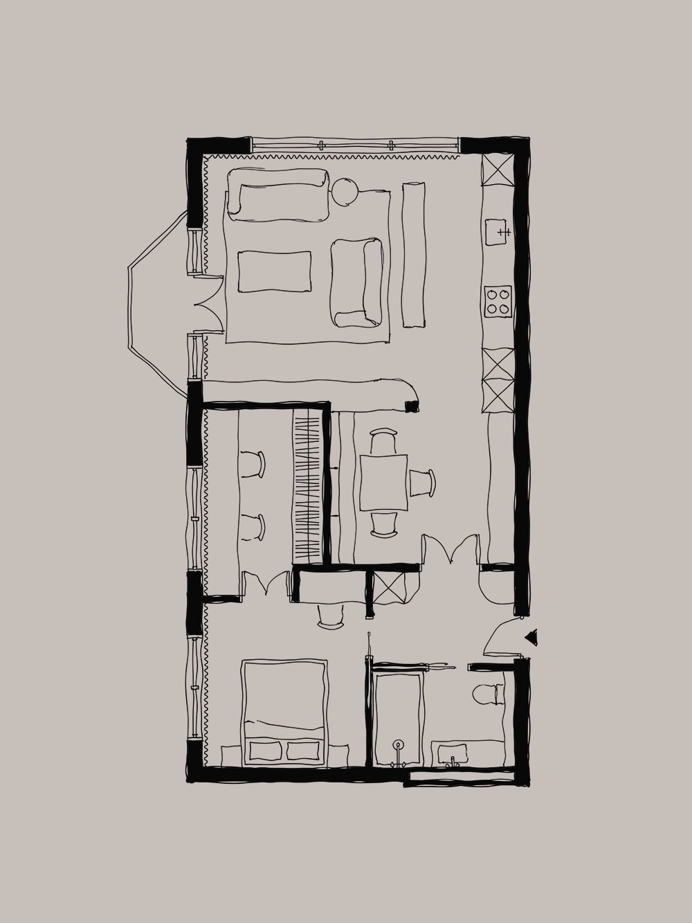 Layout Review service by KALEDICHI — floor plan consultation